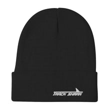 Load image into Gallery viewer, Embroidered Track Shark Beanie
